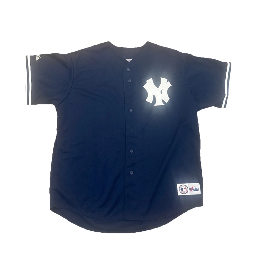 New York Yankees Men's Blue Jersey Mike Mussina # 35 Medium